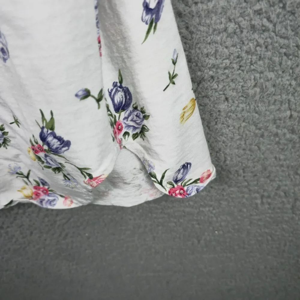 Vintage Nightgown San Francisco Network Clothes To Sleep In  M White Floral